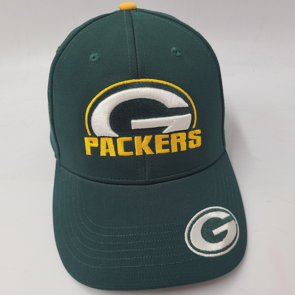 Green Bay Packers Hat Adjustable NFL Team‎ Apparel Green Yellow NFL Football Men